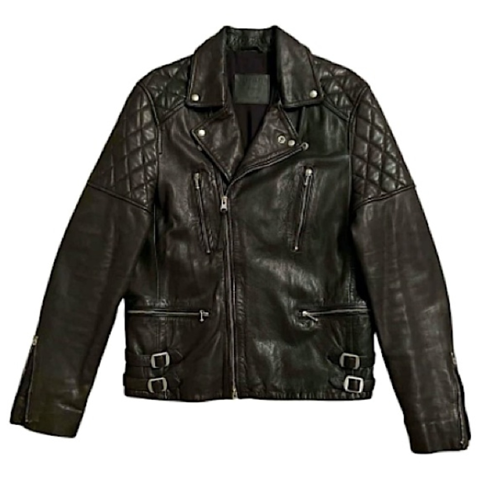 Allsaints Leather Jacket - Size Medium